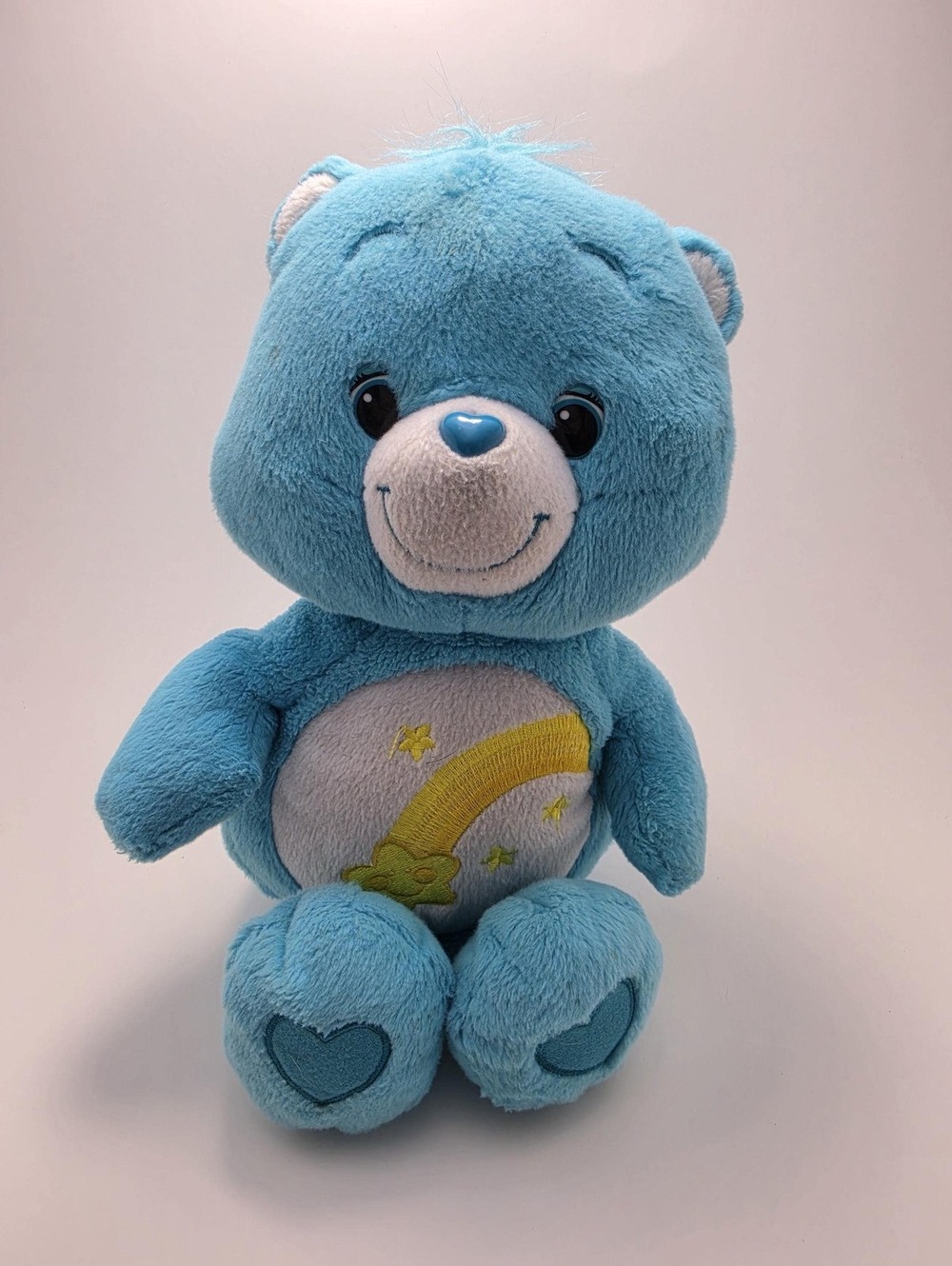 Vintage Care Bear Blue Wishful Care Bear! Vintage Collectible (12 inch)